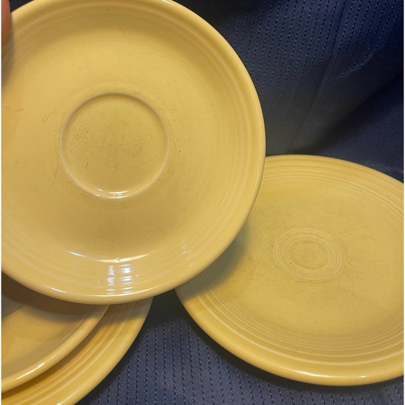 Fiestaware Dessert Set for Two in Sunflower light yellow Six Pieces KKB - Picture 11 of 11